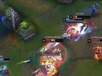 WBG力克TES，Hanssama关键团战开团秒人宿敌对决半决赛，锁定晋级资格